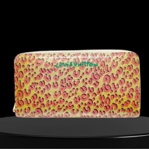 Louis Vuitton Stephen Sprouse Vernis Leopard Print Long Wallet - with dustbag